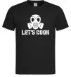 Чоловіча футболка Let's cook Чорний Чоловіча футболка Let's cook Чорний фото