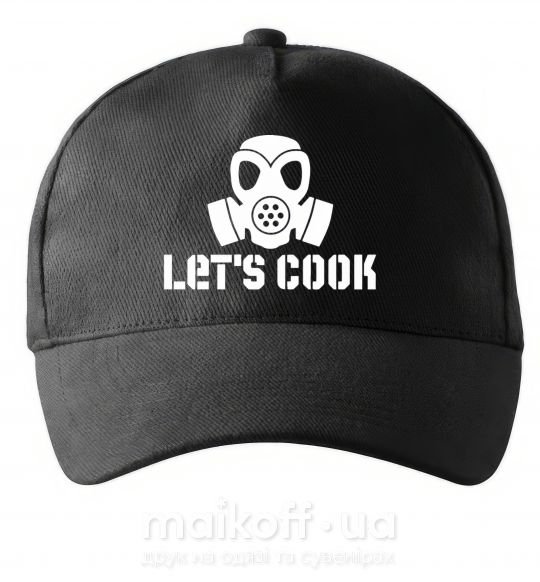 Кепка Let's cook Чорний фото