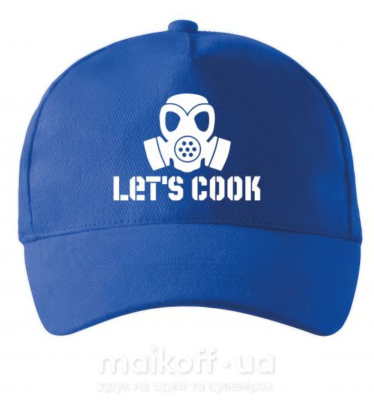 Кепка Let's cook Яскраво-синій фото