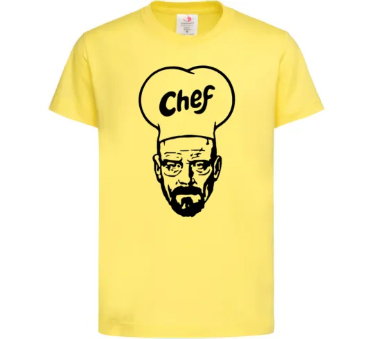 Дитяча футболка Шеф Лимонний фото