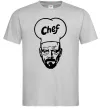Чоловіча футболка Шеф Сірий фото