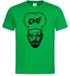 Чоловіча футболка Шеф Зелений фото