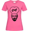 Жіноча футболка Шеф Яскраво-рожевий Жіноча футболка Шеф Яскраво-рожевий фото