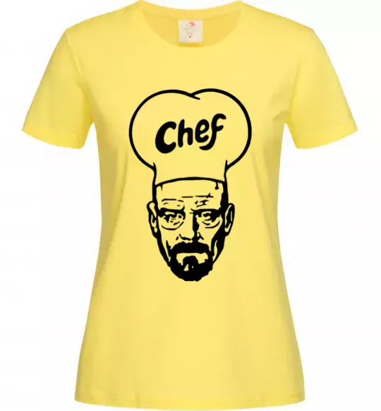 Жіноча футболка Шеф Лимонний фото