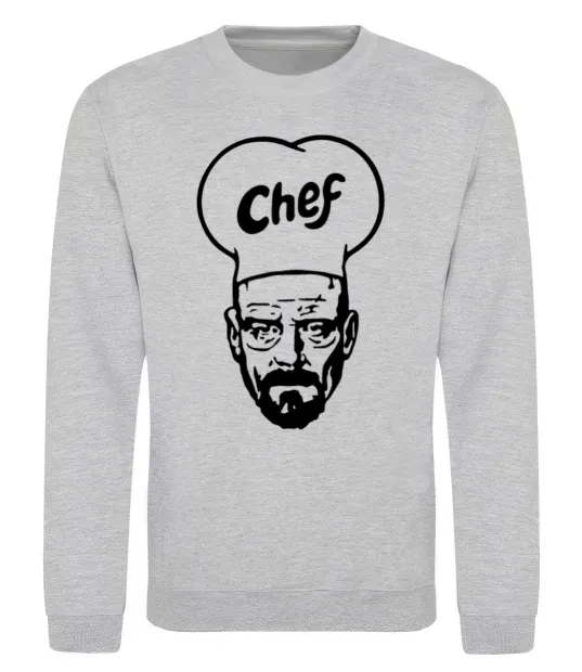 Світшот Шеф Сірий меланж фото