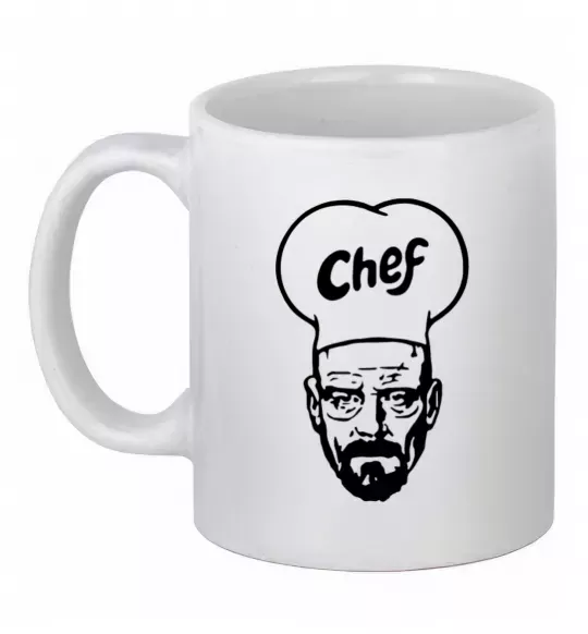 Чашка керамічна Шеф Білий фото