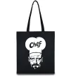 Эко-сумка Шеф Черный фото