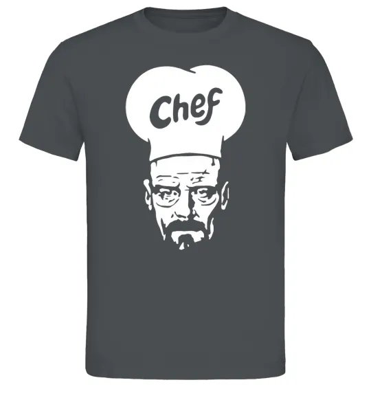 Чоловіча футболка Шеф Графіт фото