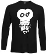 Лонгслив Шеф Черный фото