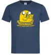 Чоловіча футболка I love food Темно-синій фото