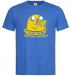 Чоловіча футболка I love food Яскраво-синій фото