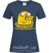 Жіноча футболка I love food Темно-синій фото