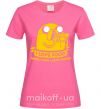 Жіноча футболка I love food Яскраво-рожевий фото