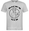 Чоловіча футболка Gym rick Сірий фото