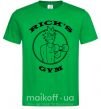 Мужская футболка Gym rick Зеленый фото