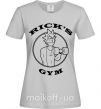 Женская футболка Gym rick Серый фото