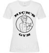 Женская футболка Gym rick Белый фото