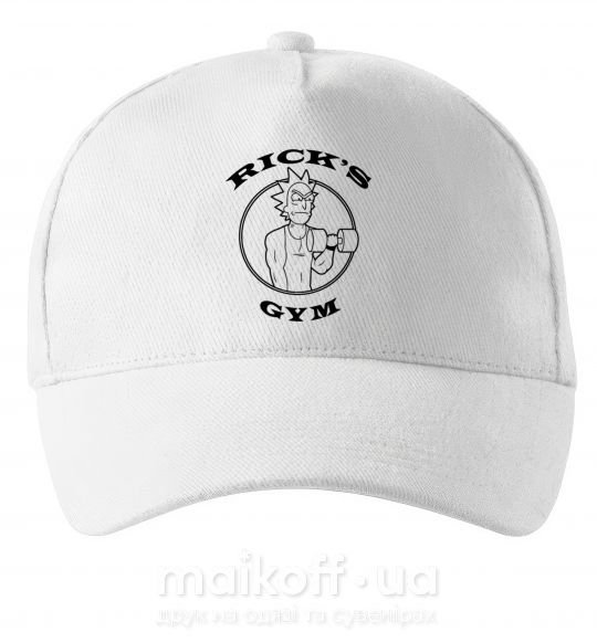 Кепка Gym rick Білий фото