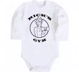 Детский боди Riiick Белый фото