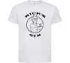 Дитяча футболка Gym rick Білий фото