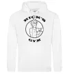 Мужская толстовка (худи) Gym rick Белый Мужская толстовка (худи) Gym rick Белый фото
