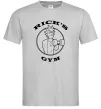 Мужская футболка Gym rick Серый фото