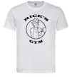 Мужская футболка Gym rick Белый фото