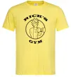 Мужская футболка Gym rick Лимонный фото