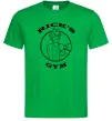Мужская футболка Gym rick Зеленый фото