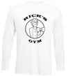 Лонгслив Gym rick Белый фото