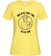 Жіноча футболка Gym rick Лимонний Жіноча футболка Gym rick Лимонний фото