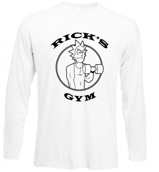 Реглан Gym rick Білий фото