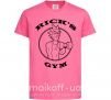 Детская футболка Gym rick Ярко-розовый фото