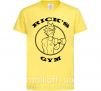 Дитяча футболка Gym rick Лимонний фото