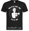 Чоловіча футболка Gym rick Чорний фото