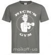Чоловіча футболка Gym rick Графіт фото