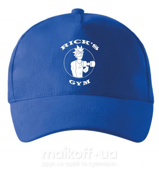 Кепка Gym rick Яскраво-синій фото