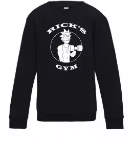 Детский Свитшот Toxic Rick Черный фото