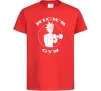 Дитяча футболка Gym rick Червоний фото