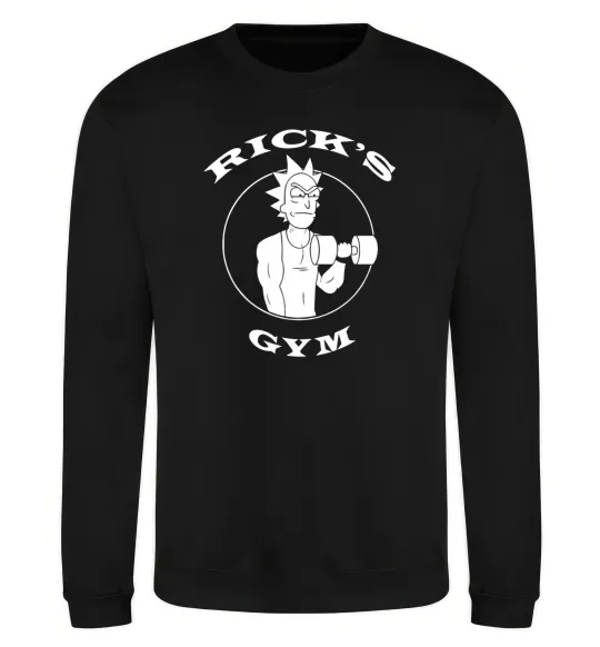 Світшот Gym rick Чорний фото