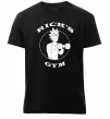 Мужская премиум футболка Gym rick Черный фото