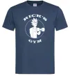 Мужская футболка Gym rick Темно-синий фото