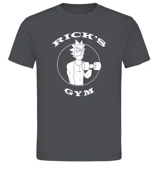 Мужская футболка Gym rick Графит фото