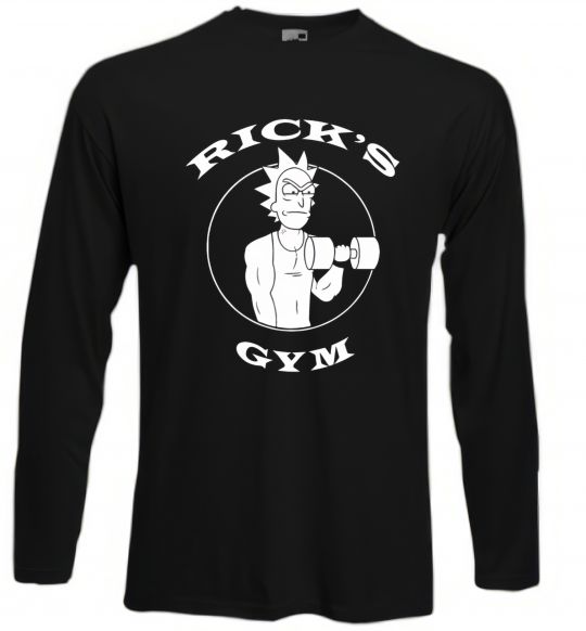 Лонгслів Gym rick Чорний фото