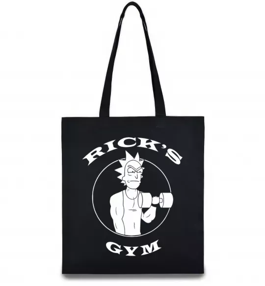 Эко-сумка Gym rick Черный фото