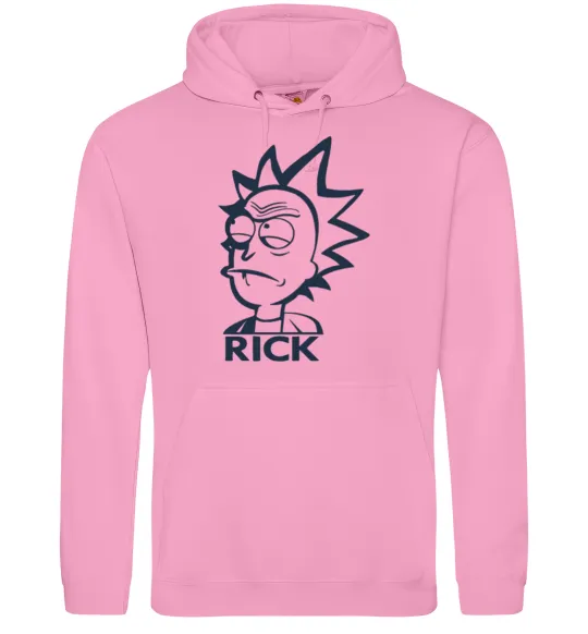 Мужская толстовка (худи) RICK Розовый фото