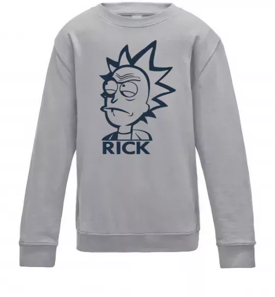 Детский Свитшот RICK Серый меланж фото