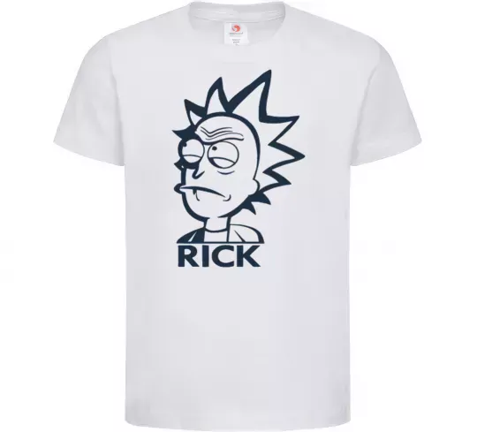 Дитяча футболка RICK Білий фото