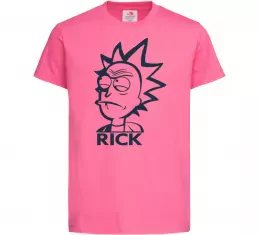 Детская футболка RICK Ярко-розовый фото