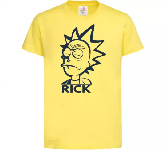 Дитяча футболка RICK Лимонний фото